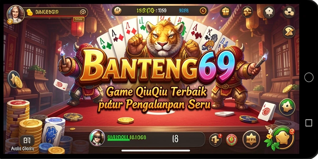Tampilan gameplay QiuQiu yang mendebarkan dan interaktif.