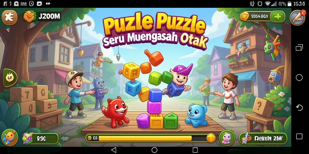 Tampilan gameplay J200M yang menantang dan menarik.