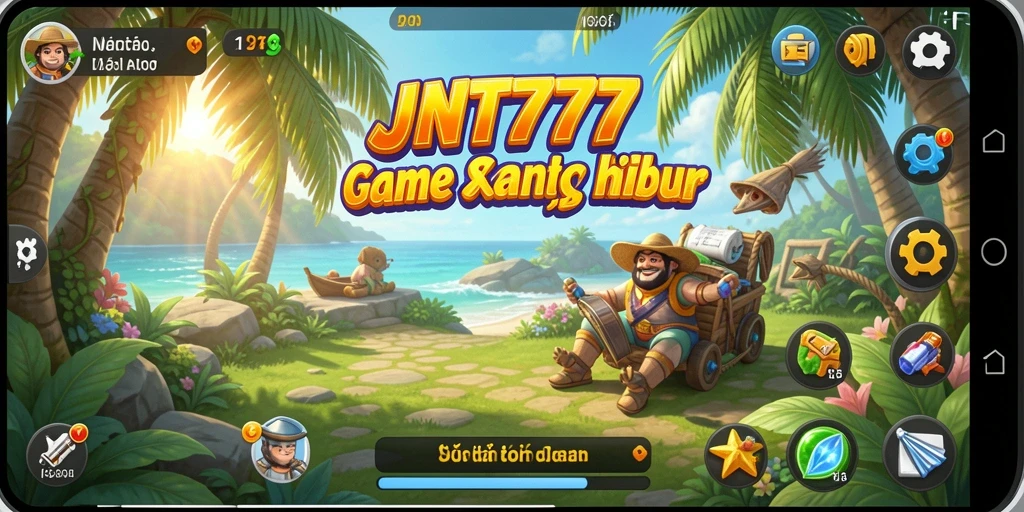 Tangkapan layar menunjukkan gameplay seru dari JNT777.