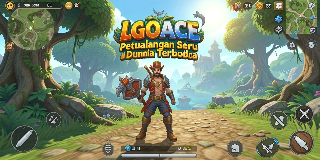 Gameplay LGOACE yang menarik di dunia terbuka.