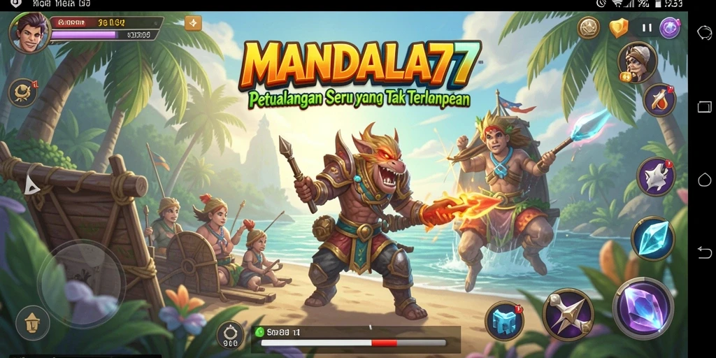 Gameplay MANDALA77 yang menarik dan penuh aksi dalam dunia petualangan.