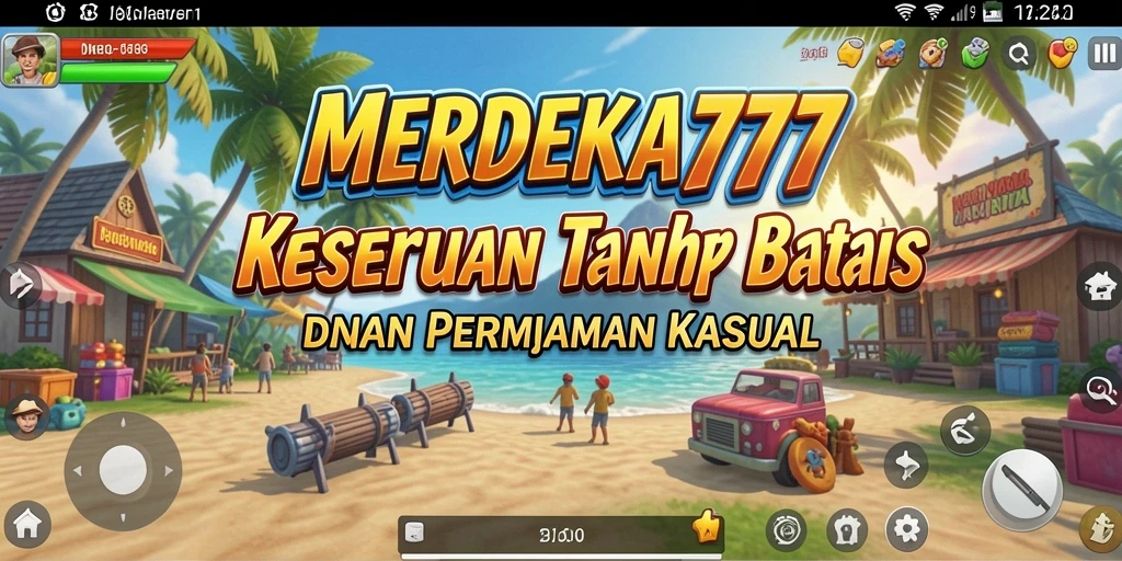 Tampilan gameplay MERDEKA777 yang menyenangkan dan penuh warna.