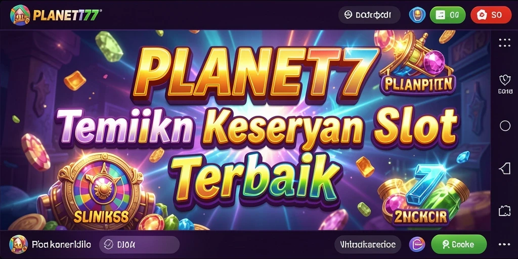 Screenshot utama PLANET77 yang menunjukkan gameplay seru di slot.