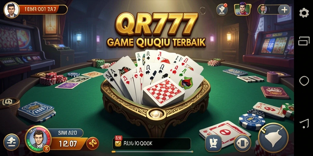 Screenshot gameplay menarik dari RR777 yang menunjukkan suasana QiuQiu.