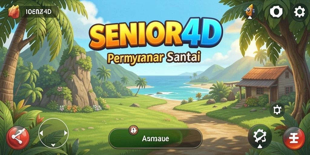 Tangkapan layar dari gameplay SENIOR4D yang seru dan interaktif.