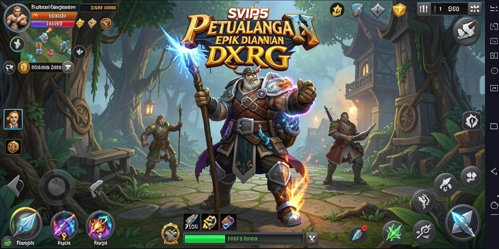 Gameplay SVIP5 yang menarik dan penuh aksi RPG.