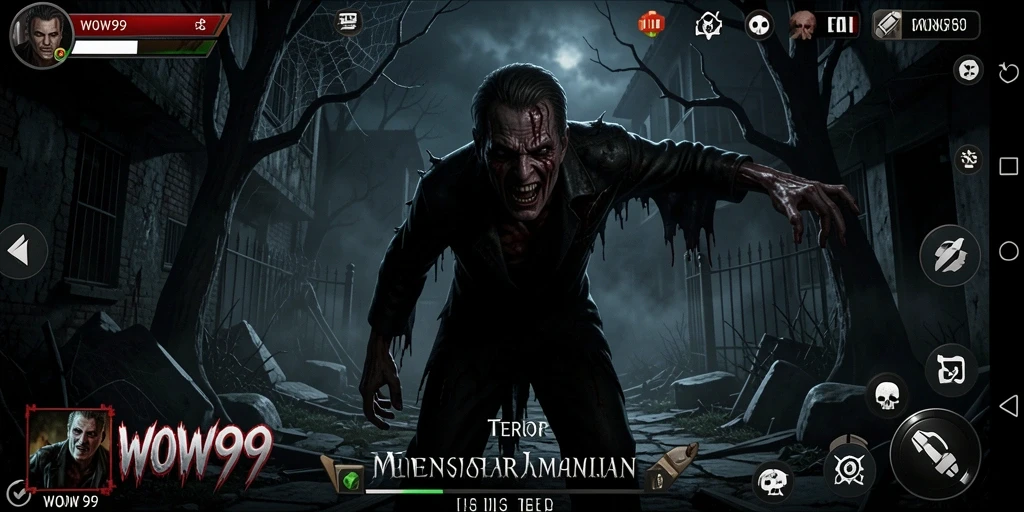 Gameplay WOW99: Menyeramkan dan penuh ketegangan.