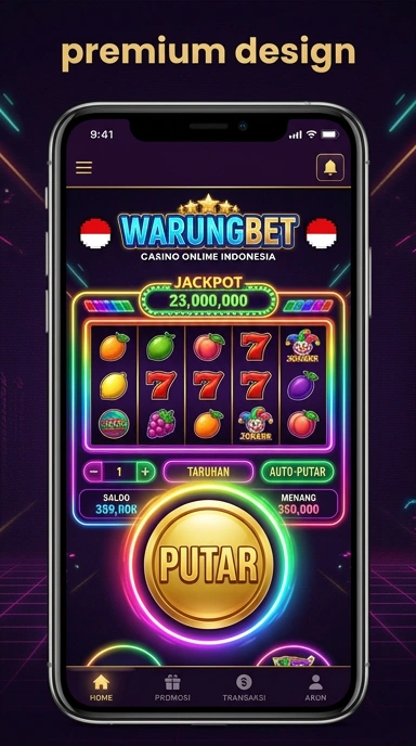 Halaman utama pusat unduh warungbet yang mudah dinavigasi.